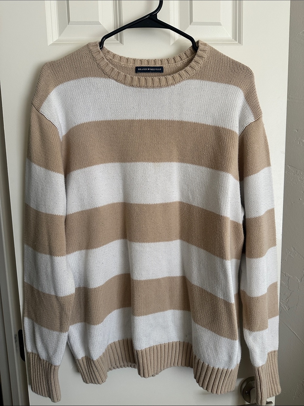 Brandy Melville Stripe Crewneck Sweater